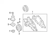 GASKET,THERMO ZZM1-15-173B MAZDA