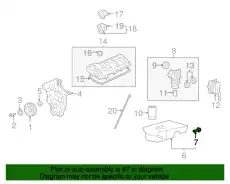PLUG,DRAIN CA60-10-404 MAZDA