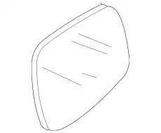 GLASS & HOLDER(L),MI BN8R-69-1G7 MAZDA