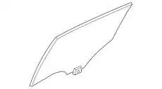 BHN172510A GLASS(R),DOOR-R. MAZDA