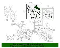 Решетка радиатора MAZDA GS3L-50-7R0B