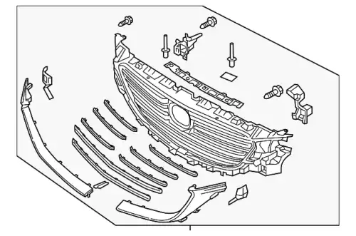 Решетка радиатора MAZDA TK4950710E