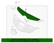 Решетка радиатора MAZDA BAK3-50-711-67