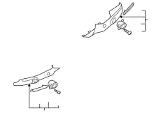 GUARD(R),REAR BUMPER GP9A-50-360D MAZDA