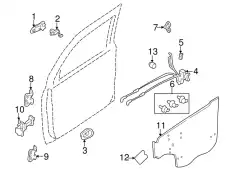 Ручка двери MAZDA LC70-58-410F-67