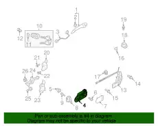 Ручка двери MAZDA TE69-59-330A-02