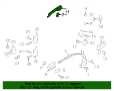 Ручка двери MAZDA NG20-59-410D-88