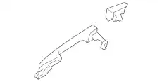 HANDLE(L),OUTER GS1F-59-410J-PZ MAZDA