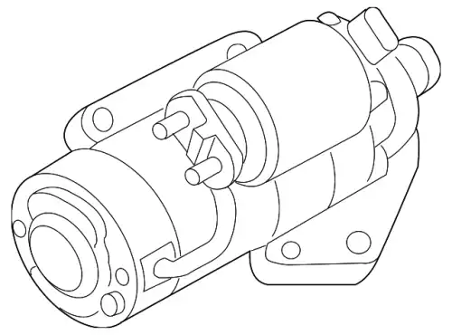 REMAN STARTER L813-18-400R-00 MAZDA