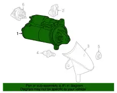 REMAN, STARTER ZZP5-18-400R-0A MAZDA