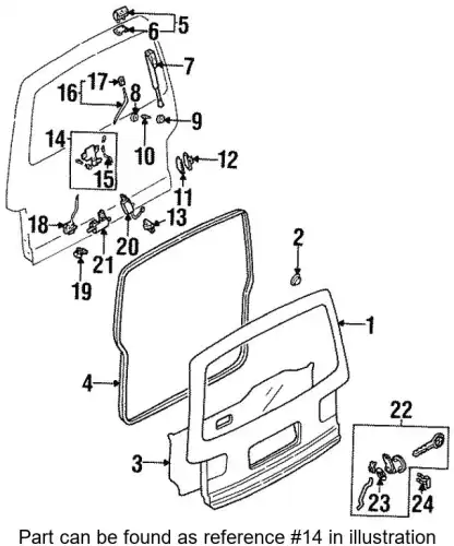 REMOTE CONTROL LA02-62-380 MAZDA