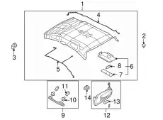 Ручка двери MAZDA GAL1-69-470B-30