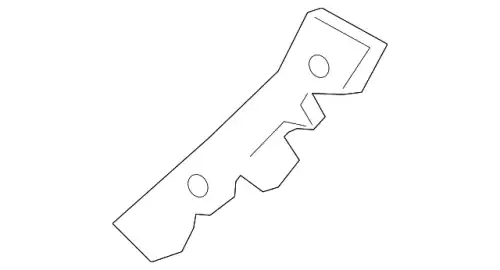 KB8A502J1 RETAINER(L) RR BMPR MAZDA