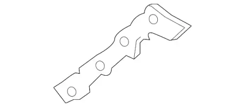 Кронштейн крепления бампера TK48502H1B MAZDA