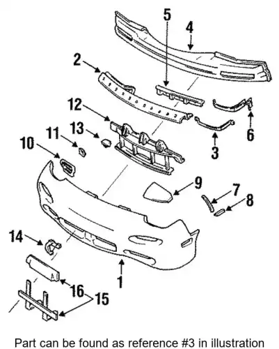 RETAINER,FASCIA FD01-50-0KXA MAZDA