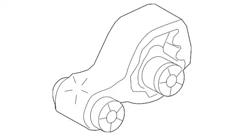 RUBBER NO.1,ENG.MTG. BJS73904YA MAZDA
