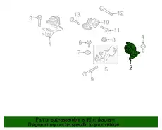 Подушка крепления двигателя MAZDA L230-39-070B