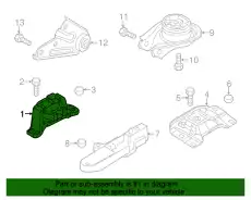 RUBBER NO/3-ENG/MTG/ BBN3-39-060B MAZDA