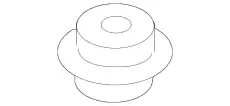 RUBBER(LWR),MEMBER M GP9A-28-890 MAZDA