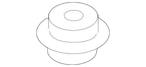 RUBBER(LWR),MEMBER M GP9A-28-890 MAZDA