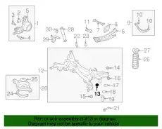 RUBBER(UP,L),MEMBER GP9A-28-86X MAZDA