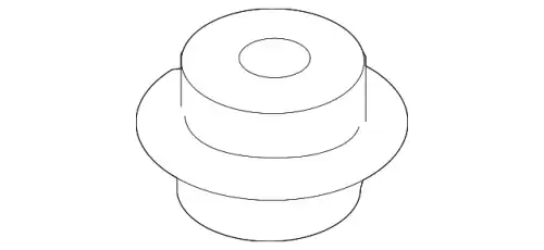 RUBBER(UP,L),MEMBER GP9A-28-86X MAZDA