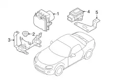 Датчик ABS MAZDA NF49-43-7A6