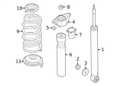 ПРОСТАВКА РЕЗИНОВАЯ TK5228380B MAZDA