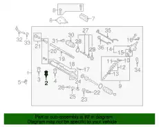 RUBBER,MOUNTING GS3L-32-123 MAZDA