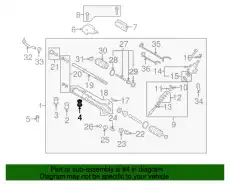 RUBBER,MOUNTING GS3L-32-124 MAZDA
