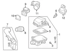 SENSOR,AIR FLOW FSD7-13-215 MAZDA