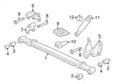 SHACKLE,PLATE ZZM0-28-144 MAZDA