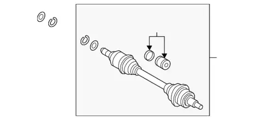 SHAFT(L),DRIVE FTF12560X MAZDA