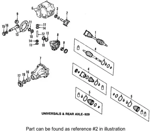 SHAFT,OUTPUT P019-27-270B MAZDA