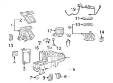 HEATER UNIT ZZCA-61-130A MAZDA