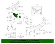 SHIELD RT- SPL RR BM EH44-50-340 MAZDA