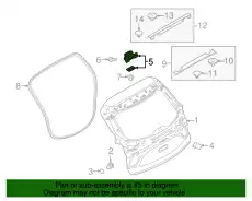 TK4862210C ПЕТЛЯ ДВЕРИ MAZDA