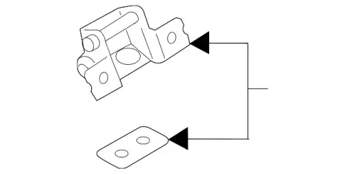 TK4862210C ПЕТЛЯ ДВЕРИ MAZDA
