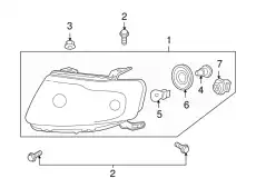 HOLDER,BULB ZZCA-51-034 MAZDA