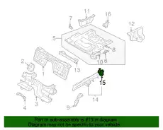 HOOK&BRACKET,R SIDE NC10-53-890A MAZDA