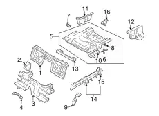 HOOK&BRACKET,R SIDE NC10-53-890A MAZDA