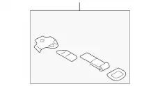 HOOK,CARGO NET B27F-69-56XA MAZDA