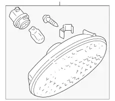 SIDE MARKER LAMP LH BN5V-51-5F0B MAZDA