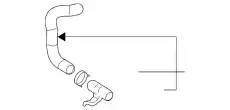 HOSE, LOWER WATER L33M-15-18YC MAZDA