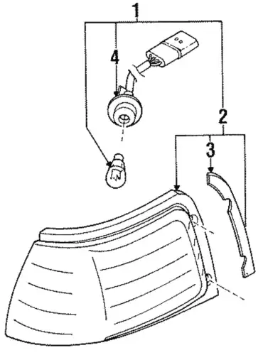 SOCKET,F. COMB. LAMP BR70-51-064 MAZDA
