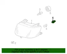 SOCKET,F. COMB. LAMP EC01-51-064 MAZDA