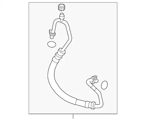 HOSE,FLEXIBLE-HIGH KJ01-61-461 MAZDA