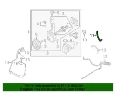 HOSE,RETURN GJ6A-32-682B MAZDA