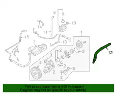 Насос гидроусилителя руля MAZDA GK2C-32-688E