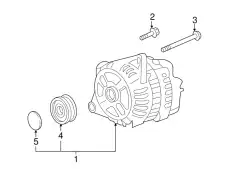 Генератор MAZDA PY8V18300A